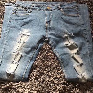 Never been worn blue jeans